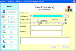 Count Everything Barcode Software